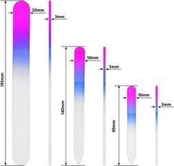 kappaletta lasi kynsiviila lasiviila kynsiviila kaksipuolinen, kynsiviilasarja kynsienhoitoon maapestävä hinta ja tiedot | Manikyyri ja pedikyyri | hobbyhall.fi