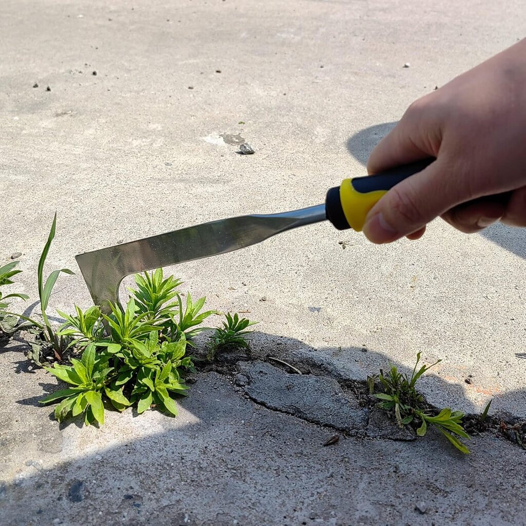 Crack Weeder, päällysteen rikkakasvien poistotyökalu, rakojen kitkemistyökalu jalkakäytävälle, ajotielle ja puutarhaan - Täydellinen päivittäiseen käyttöön, ergonominen muotoilu e hinta ja tiedot | Puutarhatyökalut | hobbyhall.fi