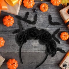 Halloween Bat Päähine Musta Glitter hinta ja tiedot | Hiusharjat, kammat ja sakset | hobbyhall.fi