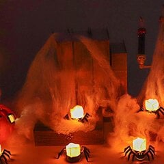 1kpl/12kpl Halloween Hämähäkit kynttilän LED-valojuhlajuhlamallisisustus kotijuhliin hinta ja tiedot | Kynttilät ja kynttilänjalat | hobbyhall.fi