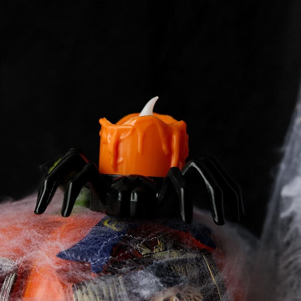 1kpl/12kpl Halloween Hämähäkit kynttilä Led Light -juhlajuhlamallin koristelu kotijuhliin hinta ja tiedot | Kynttilät ja kynttilänjalat | hobbyhall.fi