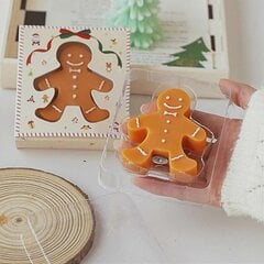 Gingerbread Man Kynttilät Koristeellinen ja hauska lieketön Biscuit Man Holiday kynttilä | Kynttilät Joulun tuoksut Piparkakut Joulukoristeet Joulu hinta ja tiedot | Kynttilät ja kynttilänjalat | hobbyhall.fi