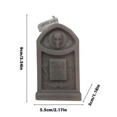 Halloween Skull Tombstone Aromaterapiakynttilä Horror Series Koristekoristeet Lahja Kynttilä Joulukoristeet FLY2046 hinta ja tiedot | Kynttilät ja kynttilänjalat | hobbyhall.fi