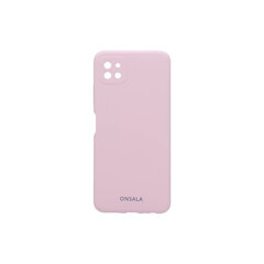 Samsung Galaxy A22 silikonikuori Sand pink ONSALA : 664057 hinta ja tiedot | Puhelimen kuoret ja kotelot | hobbyhall.fi