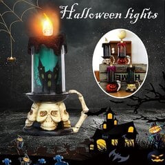 Led kynttilänvalo Halloween Skull-kurpitsa Castle Kynttilän valossa Home Holiday Sisustus hinta ja tiedot | Kynttilät ja kynttilänjalat | hobbyhall.fi