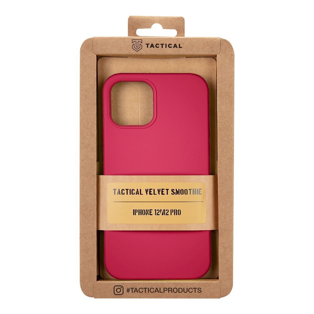 Tactical Velvet Smoothie Suojakuori Apple iPhone 12/12 Pro Max Sangria hinta ja tiedot | Puhelimen kuoret ja kotelot | hobbyhall.fi