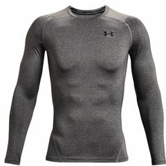 Miesten kompressiopaita Under Armour HG Armor Comp LS - Carbon Heather, harmaa hinta ja tiedot | Miesten urheiluvaatteet | hobbyhall.fi