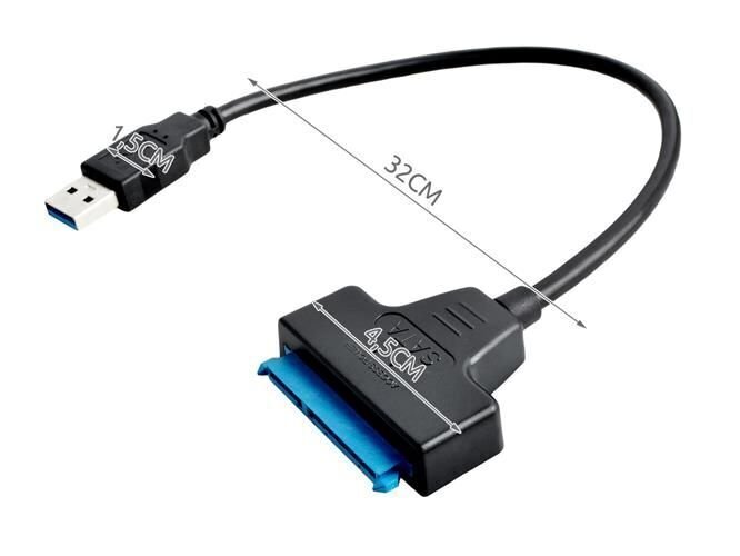 Sovitin on SATA SSD HDD USB 3.0 -kiintolevy hinta ja tiedot | Adapterit | hobbyhall.fi