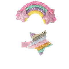 Hiusklipsit Inca Star Rainbow, 2 kpl. hinta ja tiedot | Hiustarvikkeet | hobbyhall.fi