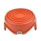 Musta Decker Strimmer Spool Line Cap, oranssi kansi GL675 GL680 GL685 GL686 GL687 GL690 - Trimmerin varaosat hinta ja tiedot | Ruohonleikkurit | hobbyhall.fi