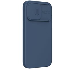 Puhelinkuori silikonista Nillkin CamShield Silky Magnetic sopii iPhone 13 Prolle, sininen hinta ja tiedot | Puhelimen kuoret ja kotelot | hobbyhall.fi