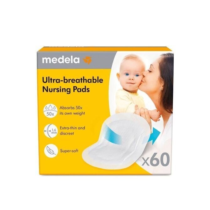 Rintaliivien sisäkappaleet Medela 5881, 60 kpl hinta ja tiedot | Imetystuotteet | hobbyhall.fi