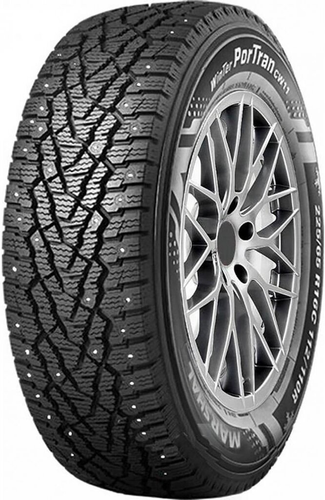 Marshal / Kumho Cw11 225/65R16C 112 R studded hinta ja tiedot | Talvirenkaat | hobbyhall.fi