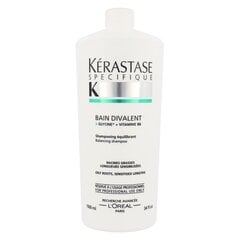 Shampoo kuiville hiuspäille ja rasvaisille juurille Kerastase Specifique Bain Divalent Shampoo 1000 ml hinta ja tiedot | Shampoot | hobbyhall.fi