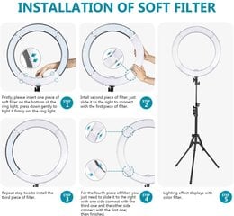 Neewer Ring light + remote hinta ja tiedot | Valokuvaustarvikkeet | hobbyhall.fi