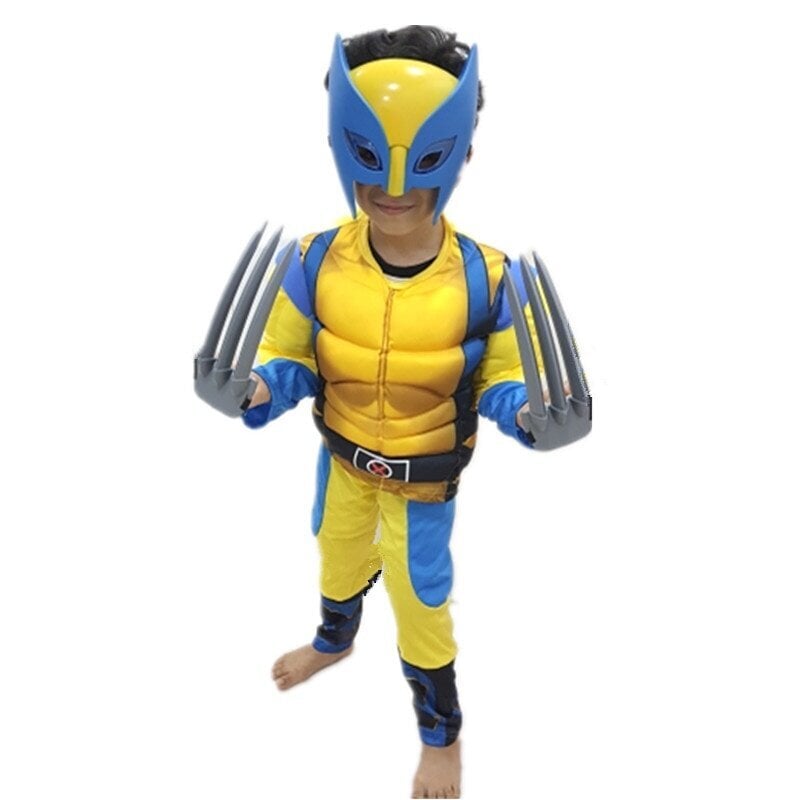 Wolverine Cosplay -asu, Halloween-lahja lapsille hinta ja tiedot | Naamiaisasut | hobbyhall.fi