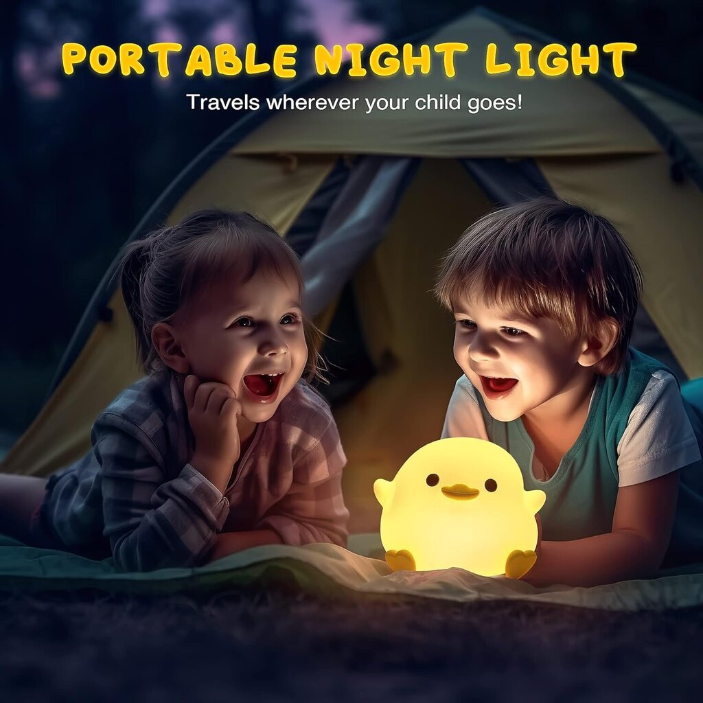 Silikoninen LED-valo, Cute Bean DoDo Duck hinta ja tiedot | Pöytävalaisimet | hobbyhall.fi