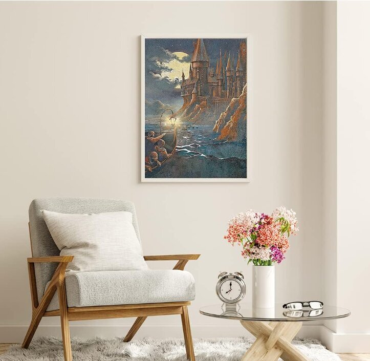 Timanttimosaiikki "Magic Castle" 40x50cm hinta ja tiedot | Timanttimaalaukset | hobbyhall.fi