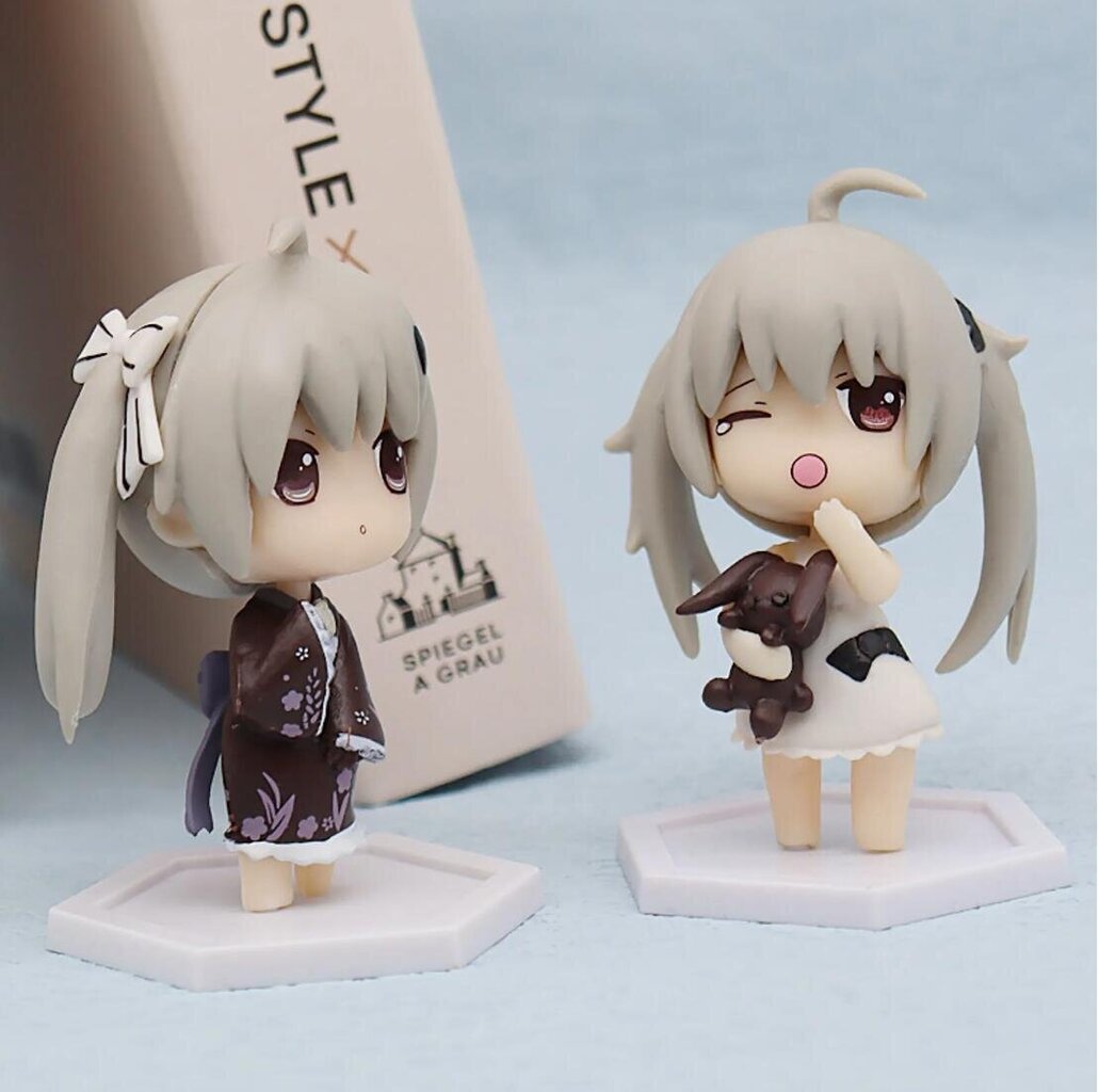 6 kpl Yosuga no Sora Anime Figuuri Kasugano Sora Q Versio Toimintafiguurit Auton Pöytäkoristeet Lahjat 8CM PVC Malli Nukkelelu hinta ja tiedot | Pienoismallit | hobbyhall.fi