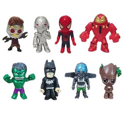 26 kpl Marvel Avengers Iron Man Spiderman Hulk Thanos Groot Kawaii 3-4CM Mini Q -versio hinta ja tiedot | Pienoismallit | hobbyhall.fi