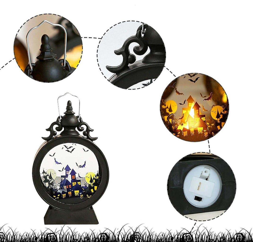 Halloween-koristelyhty, musta hinta ja tiedot | Sisustustuotteet | hobbyhall.fi