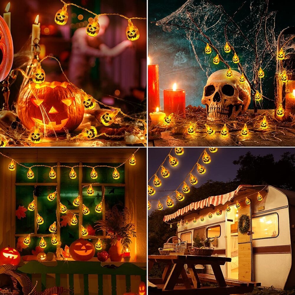 Halloween Fairy Lights, 3M oranssi hinta ja tiedot | Koristeet ja tarrat | hobbyhall.fi