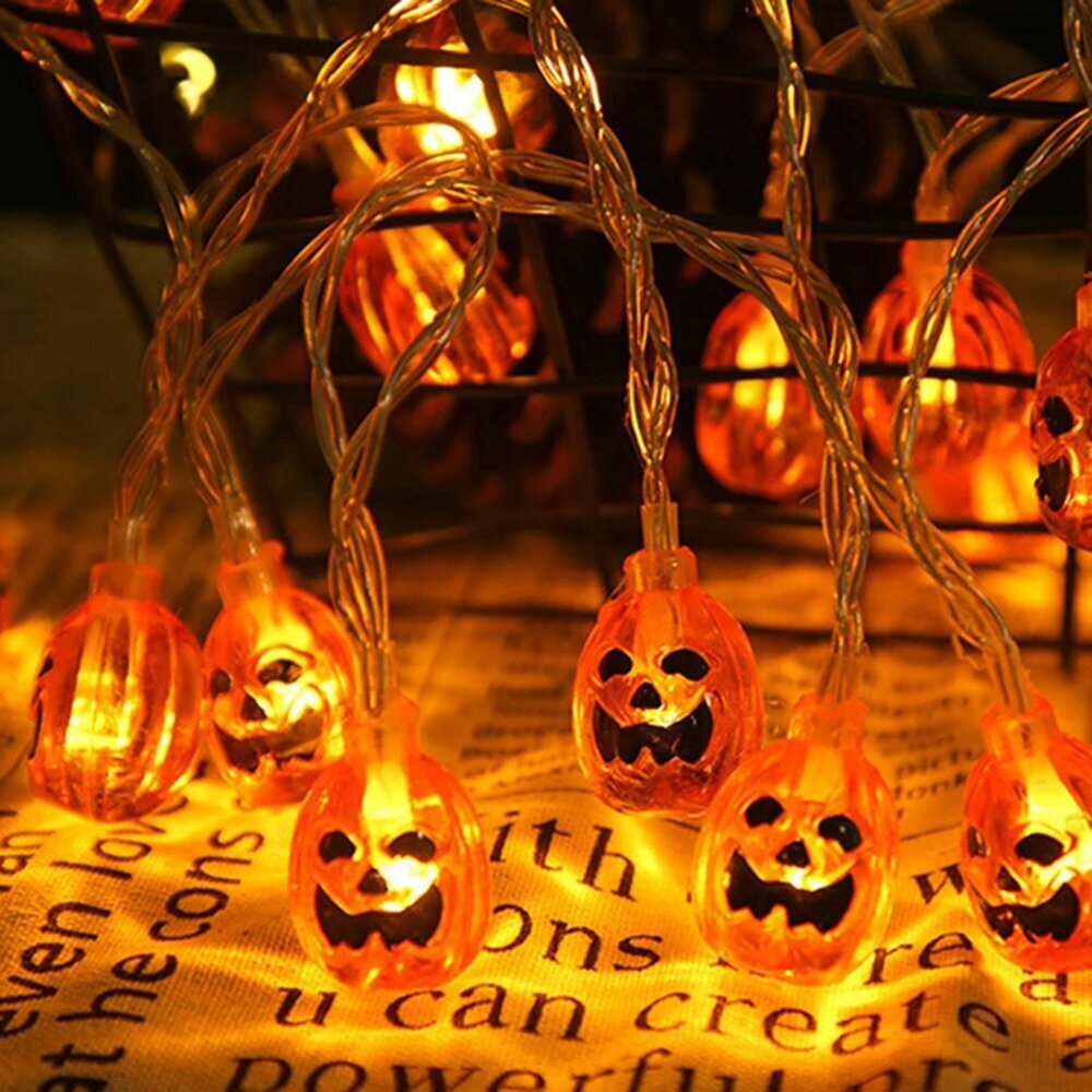 Halloween Fairy Lights, 3M oranssi hinta ja tiedot | Koristeet ja tarrat | hobbyhall.fi