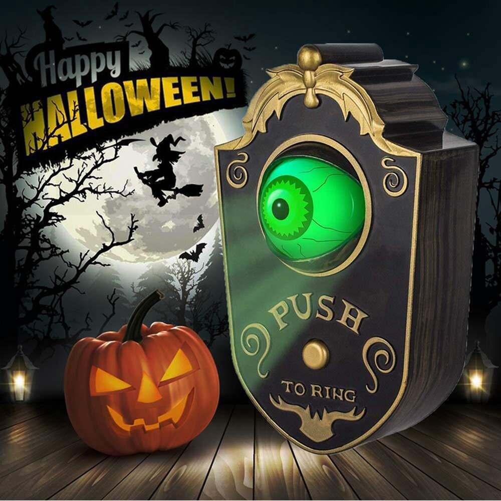 Pelottava Halloween-ovikello, 1 kpl hinta ja tiedot | Koristeet ja tarrat | hobbyhall.fi