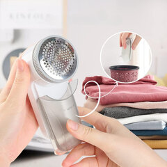 TouchBeauty Electric Lint Shaver Valkoinen 13 x 6 cm hinta ja tiedot | Nukanpoistajat | hobbyhall.fi