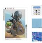 EOBROMD Timanttimaalaus Baby Yoda Set 5D DIY 30x40 cm hinta ja tiedot | Timanttimaalaukset | hobbyhall.fi