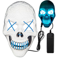 Valoava LED-naamari "Skull" hinta ja tiedot | Naamiaisasut | hobbyhall.fi