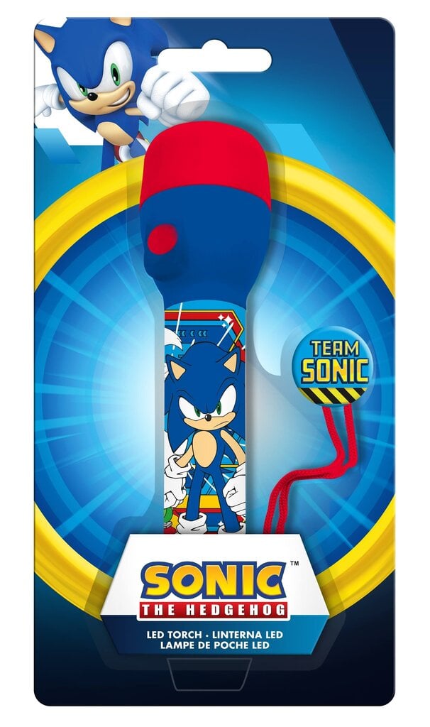 Sonic the Hedgehog taskulamppu hinta ja tiedot | Kehittävät lelut | hobbyhall.fi