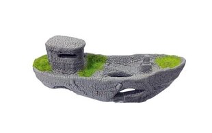 Akvaariokoriste Zolux Etna, 19,6x7x7 cm, harmaa hinta ja tiedot | Akvaariokasvit ja akvaariokoristeet | hobbyhall.fi