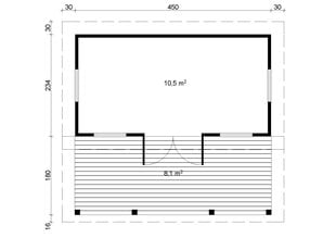 Kesäkeittiö Moderni 70 mm hinta ja tiedot | Piharakennukset | hobbyhall.fi