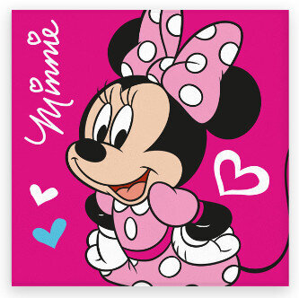 Lasten pyyhe Disney Minnie Love 30x30cm