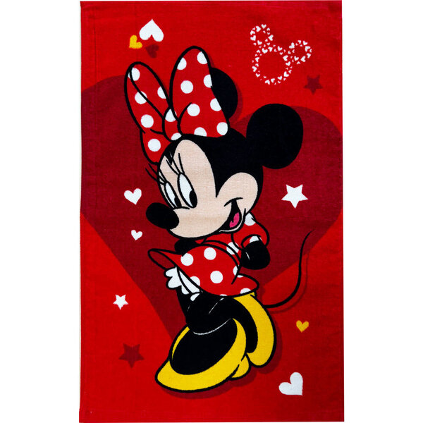 Lasten pyyhe Disney Minnie Pretty in red 30x50cm