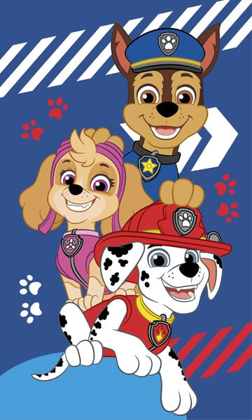 Lasten pyyhe Paw Patrol Blue 30x50 cm