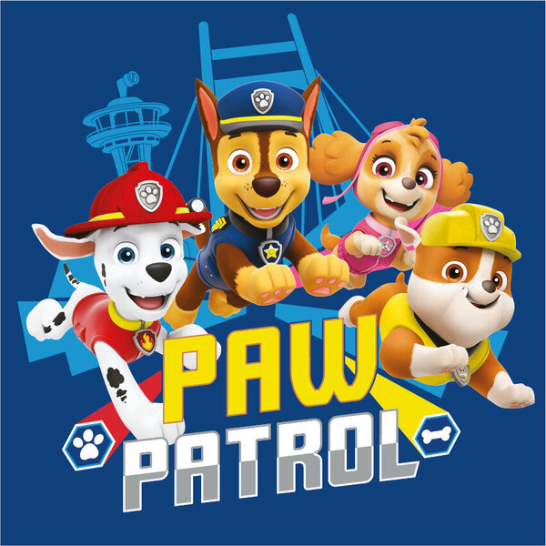 Lasten pyyhe Paw Patrol Team 30x30cm