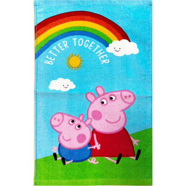 Lasten pyyhe Peppa Pig Together 30x50 cm