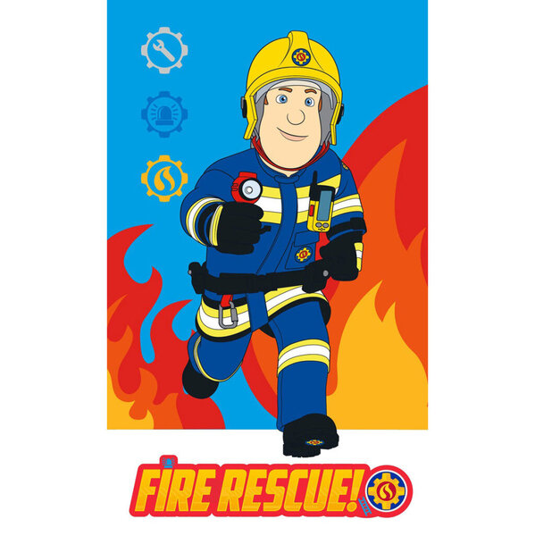 Lasten pyyhe Fireman Sam Rescue 30x50 cm