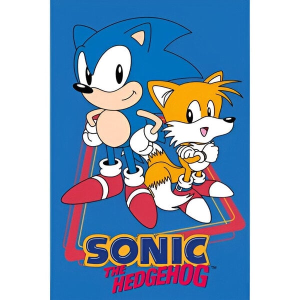 Lasten pyyhe Sonic the Hedgehog Tails 30x50cm