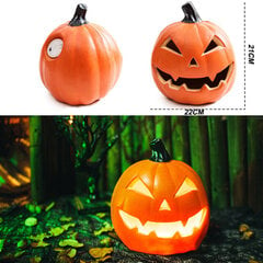 Halloween Pumpkin Lantern -kohtauksen asettelu monilla ilmeillä Hauska kurpitsalyhty koristelu pääsiäinen ontto iso kurpitsa hehkuva hinta ja tiedot | Koristeet ja tarrat | hobbyhall.fi