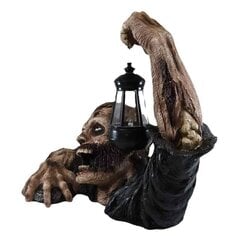 Uusi luova lyhty Zombie Terror Halloween ulkosisustus Puutarha Zombie patsas paristolyhty Zombie pihalle hinta ja tiedot | Koristeet ja tarrat | hobbyhall.fi