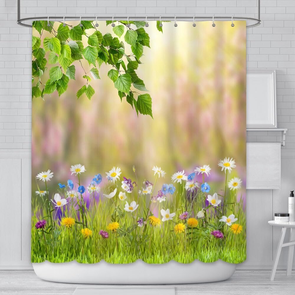 Suihkuverho Värikäs 180x180 cm hinta ja tiedot | Kylpyhuoneen sisustus | hobbyhall.fi