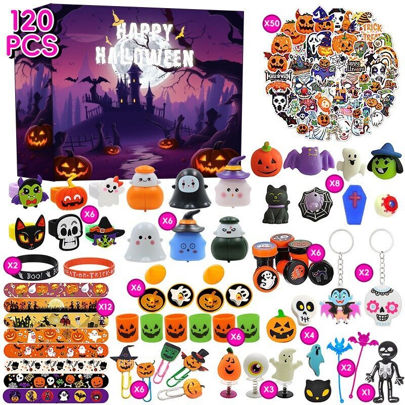 Halloween-juhlalahjat, Halloween-lelut Lahjalaukun täytteet, Halloween-juhlatarvikkeet, puku hinta ja tiedot | Pehmolelut | hobbyhall.fi