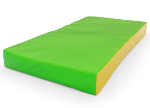 Voimistelupatja SANRO 100x50x10 cm vihreä-keltainen väri hinta ja tiedot | Joogamatot | hobbyhall.fi