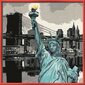 Paint by number kit Ravensburger CreArt New York, 20 x 20 cm hinta ja tiedot | Maalaa numeroiden mukaan | hobbyhall.fi