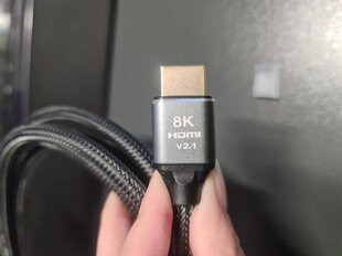 HDMI-HDMI-kaapeli 2m Izoxis HDMI 2.1 8K 60hz 4K 120Hz 4K 120Hz hinta ja tiedot | Kaapelit ja adapterit | hobbyhall.fi