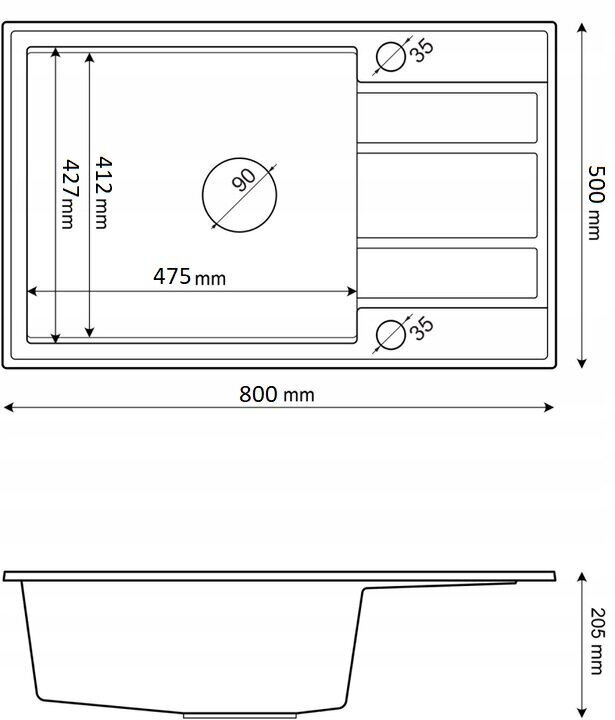 Graniittinen allassarja Granitan Louis harmaa hinta ja tiedot | Keittiöaltaat | hobbyhall.fi