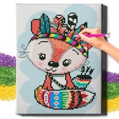 Diamond Mosaic 5D Diamond Painting Oh Art! Kettu, 20x30 cm hinta ja tiedot | Timanttimaalaukset | hobbyhall.fi